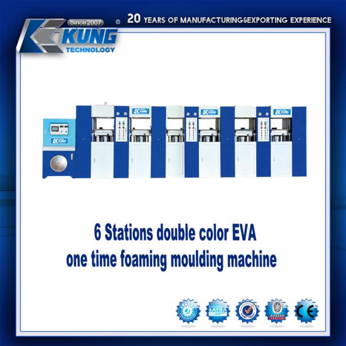 Doppia macchina di EVA Foaming /Pressing di colore di due stazioni