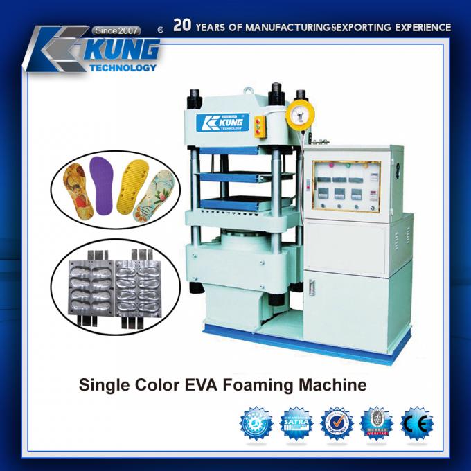 Un doppio colore EVA Slipper Foaming Making Machine di 4 stazioni