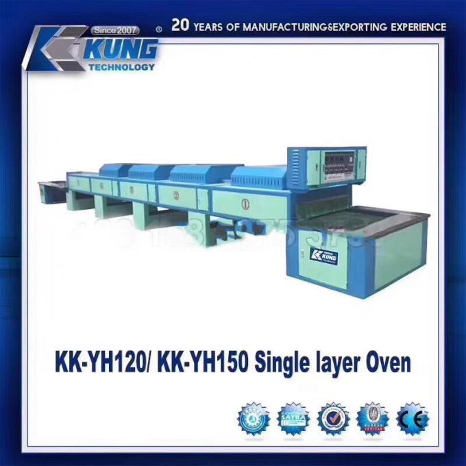 Forno a un solo strato di Constant Temperature Shaping Belt Conveyor per EVA Sole