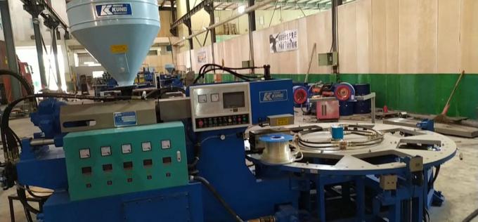 Singola macchina del PVC Airblowing di colore di 6 stazioni