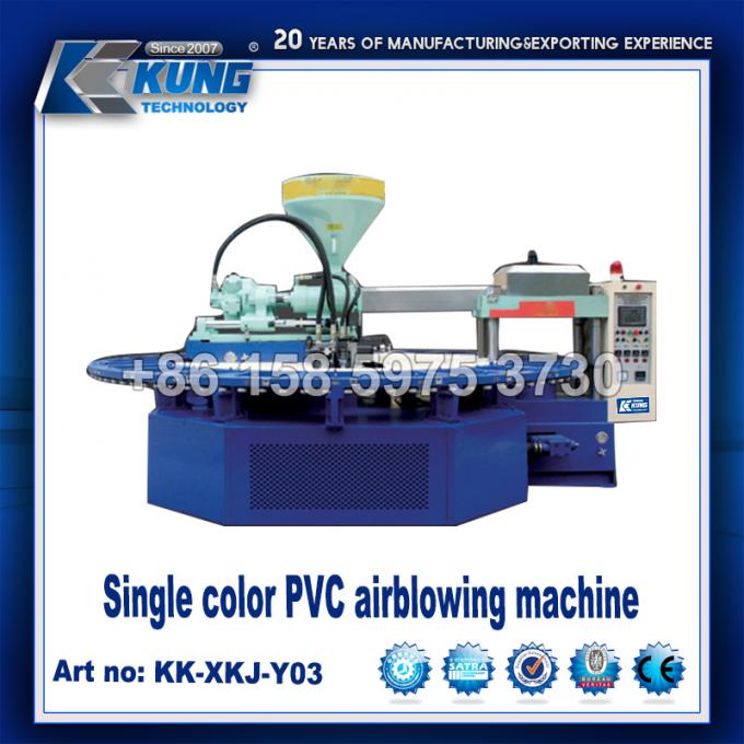Singola pantofola della macchina del PVC Airblowing di colore che fa macchina