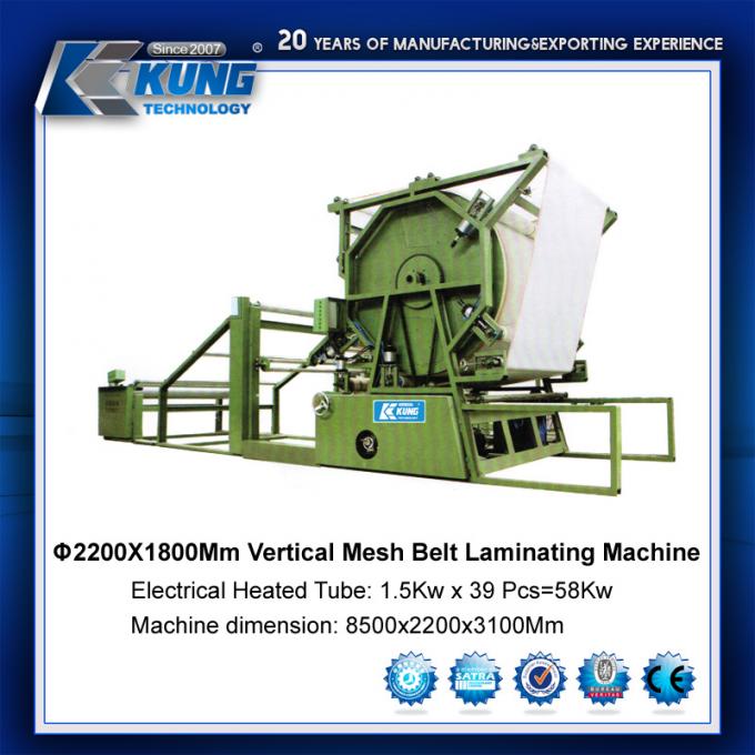 Funzione elettrica antiusura di Mesh Belt Laminating Machine Multi 0