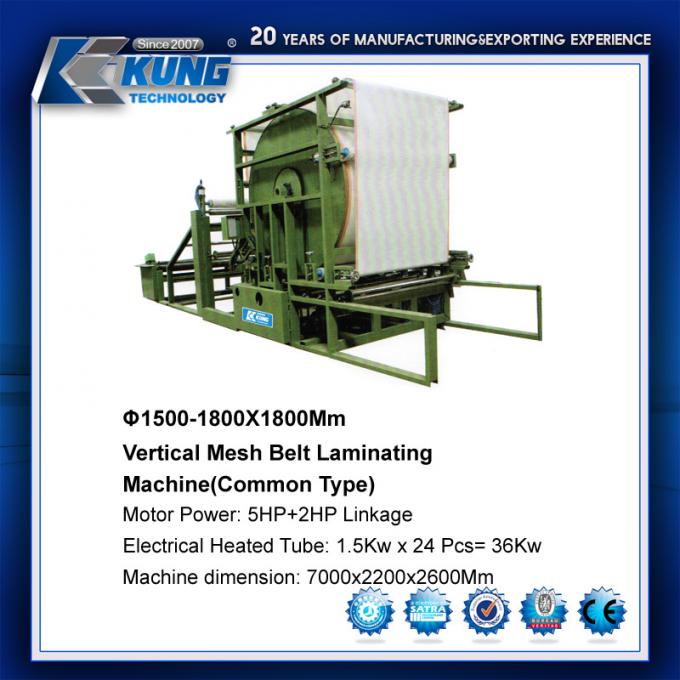 Funzione elettrica antiusura di Mesh Belt Laminating Machine Multi 1