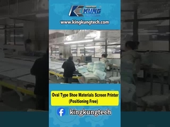 Serigrafia per materiali per scarpe di tipo ovale (Senza posizionamento)