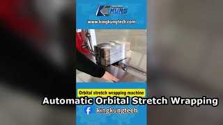 Avvolgitrice orbitale automatica per prodotti lunghi e imballaggi industriali