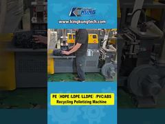 Macchina per la pellettizzazione del riciclaggio di plastica da 40–60 kg/h per PE, HDPE, LDPE, LLDPE, PVC e ABS
